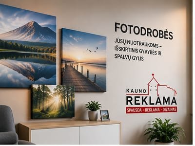 Fotodrobės - Jūsų nuotrauka ant 280 g drobės, ištempta ant medinio porėmio. Nuo 20×20 cm.