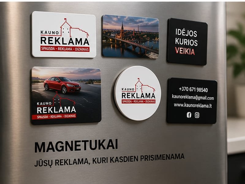 Magnetukai - Reklaminiai ir suvenyriniai magnetukai. Taip pat magnetukai-kalendoriai.