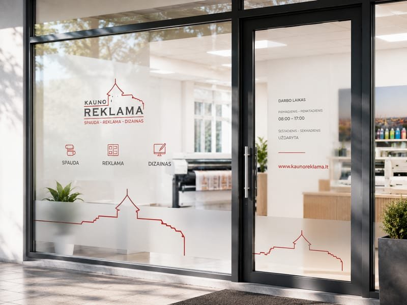Ploteriavimas - Lipnios plėvelės išpjaustymas pagal jūsų maketą. 59 spalvos, nuo 1,50 €/m².